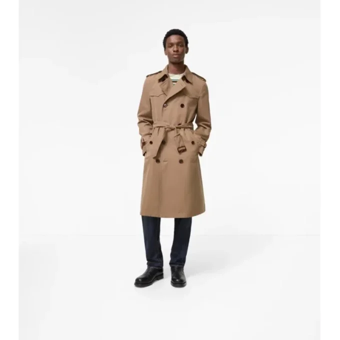 Long Silk Cotton Foxfield Trench Coat