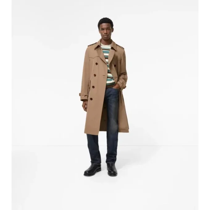 Long Silk Cotton Foxfield Trench Coat