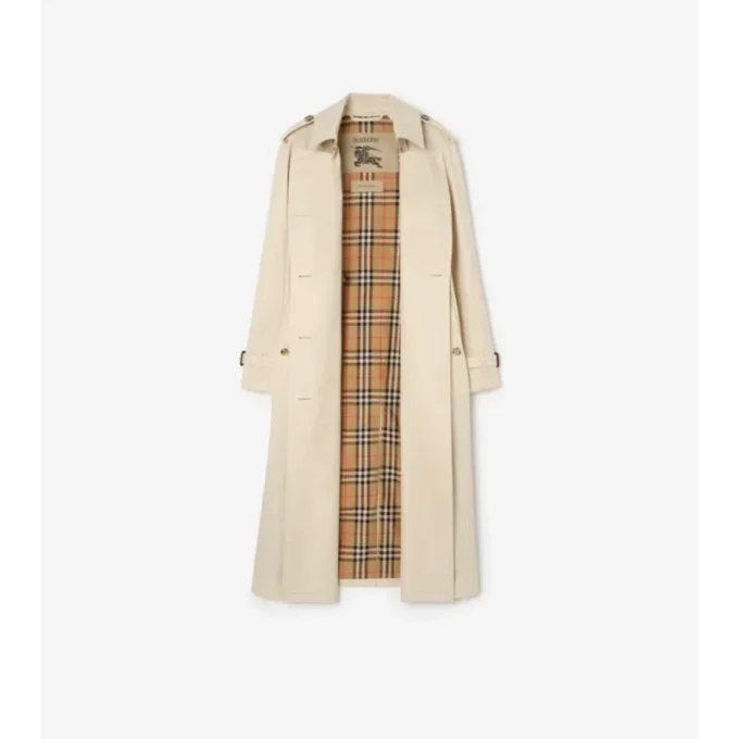 Long Waterloo Tropical Gabardine Trench Coat