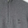 Maglione con mezza zip in misto cashmere