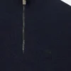 Maglione con mezza zip in misto cashmere