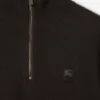 Maglione con mezza zip in misto cashmere