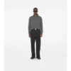 Maglione con mezza zip in misto cashmere
