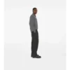 Maglione con mezza zip in misto cashmere