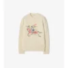 Maglione EKD in lana e cashmere con ricamo a punto croce