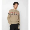 Maglione in lana a maglia Aran EKD