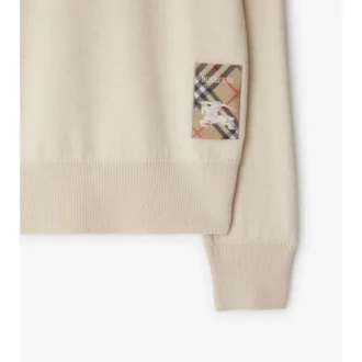 Maglione in lana Check Label
