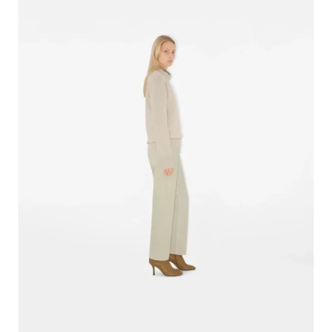 Maglione in lana Check Label