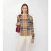 Maglione in lana e cashmere a quadri