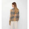 Maglione in lana e cashmere a quadri