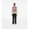Maglione in misto lana con motivo Argyle