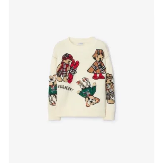 Maglione in misto lana con Thomas Bear and Friends
