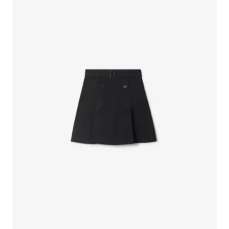 Mini gonna trench in Gabardine