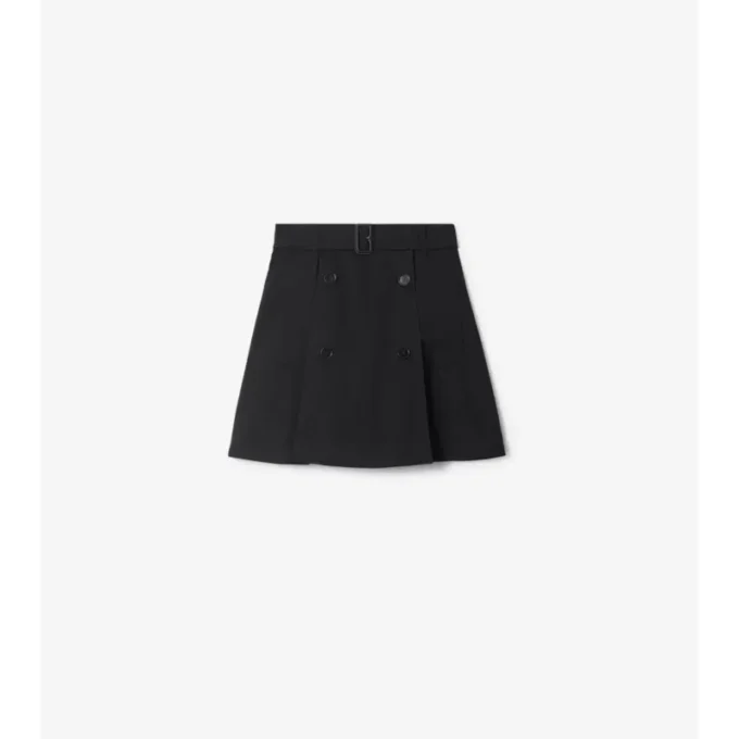Mini gonna trench in Gabardine