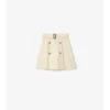 Mini gonna trench in Gabardine