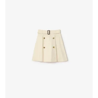 Mini gonna trench in Gabardine