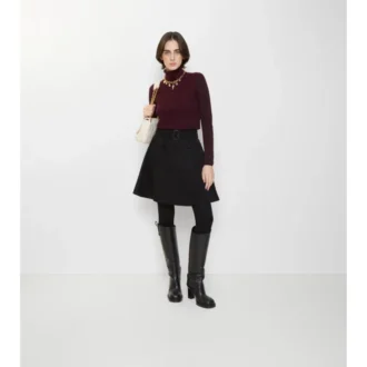 Mini gonna trench in Gabardine