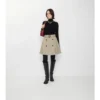 Mini gonna trench in Gabardine