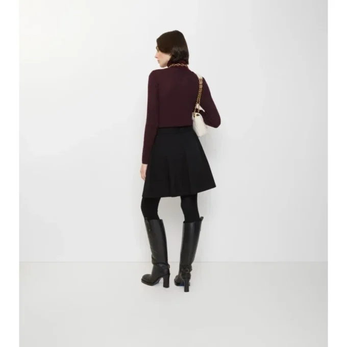 Mini gonna trench in Gabardine