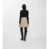 Mini gonna trench in Gabardine