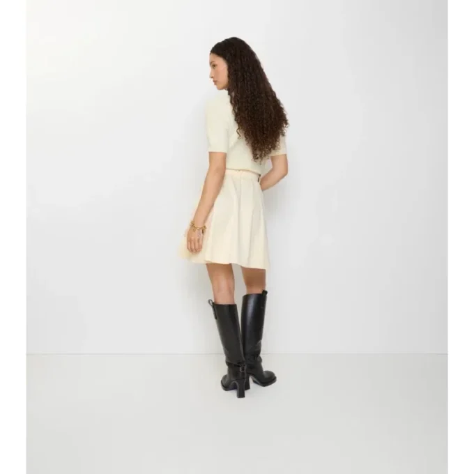 Mini gonna trench in Gabardine