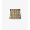 Mini kilt in lana con motivo a quadri