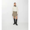 Mini kilt in lana con motivo a quadri