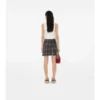 Mini kilt in lana con motivo a quadri