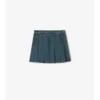 Minigonna in Denim a pieghe
