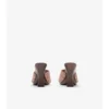 Mules Potter in pelle scamosciata a quadri 