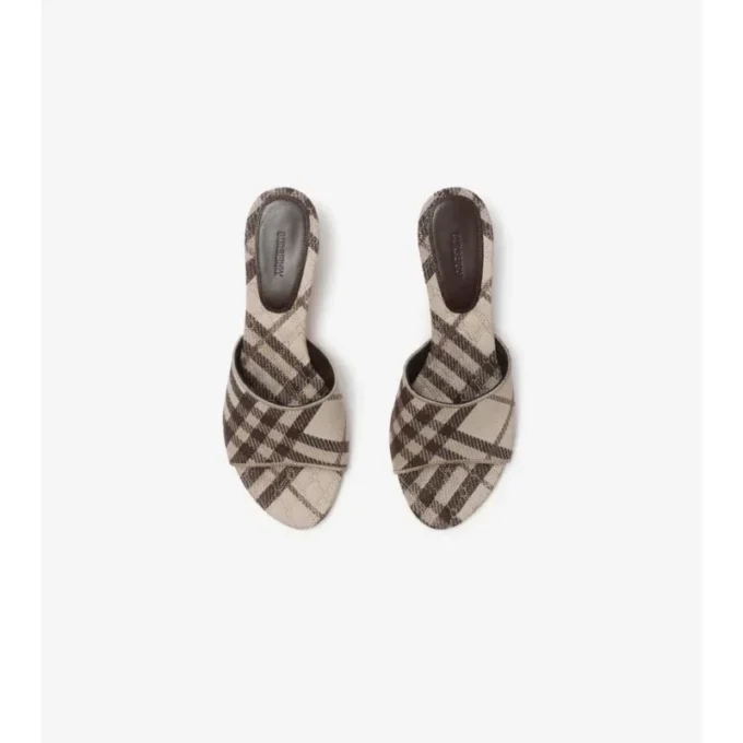 Mules Sloane a quadri 