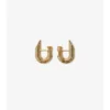 Orecchini a spillo con incastonatura pavé
