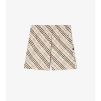 Pantaloncini da bagno con motivo a quadri