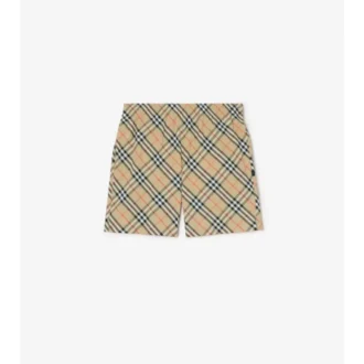 Pantaloncini da bagno con motivo a quadri