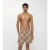Pantaloncini da bagno con motivo a quadri