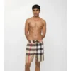 Pantaloncini da bagno con motivo a quadri