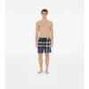 Pantaloncini da bagno con motivo a quadri
