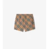 Pantaloncini da bagno con motivo a quadri