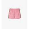 Pantaloncini da bagno con rifiniture a quadri
