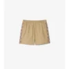 Pantaloncini da bagno con rifiniture a quadri