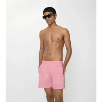 Pantaloncini da bagno con rifiniture a quadri