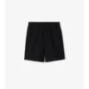 Pantaloncini EKD in cotone con ricamo a punto croce