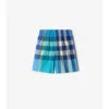Pantaloncini in cotone a quadri