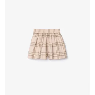 Pantaloncini in cotone a quadri
