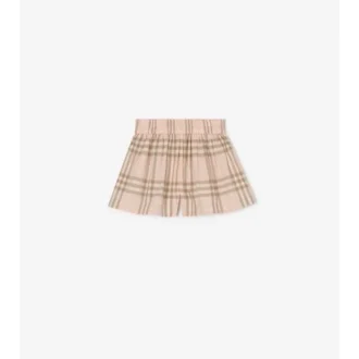 Pantaloncini in cotone a quadri