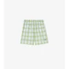 Pantaloncini in cotone a quadri