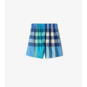 Pantaloncini in cotone a quadri