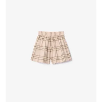 Pantaloncini in cotone a quadri