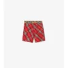 Pantaloncini in cotone a quadri