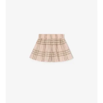 Pantaloncini in cotone a quadri